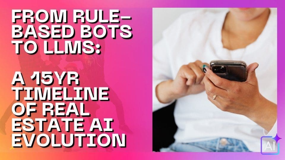 From Rule-Based Bots to LLMs: A 15yr Timeline of Real Estate AI Evolution