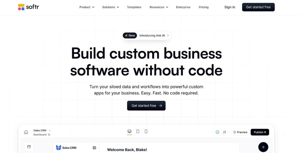 Softr No-Code Platform